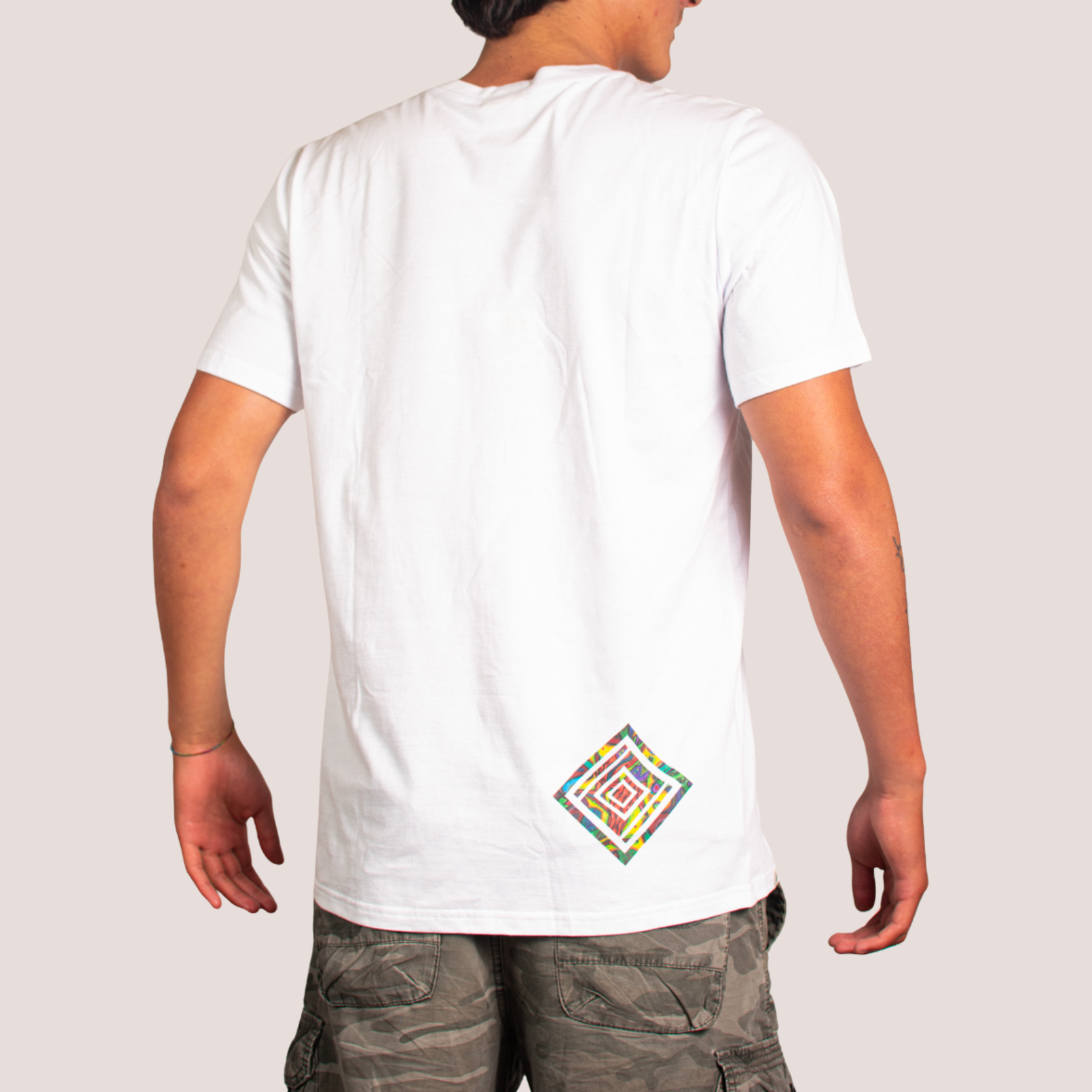 POLO M/C - Y SE HIZO LA LUZ - BLANCO