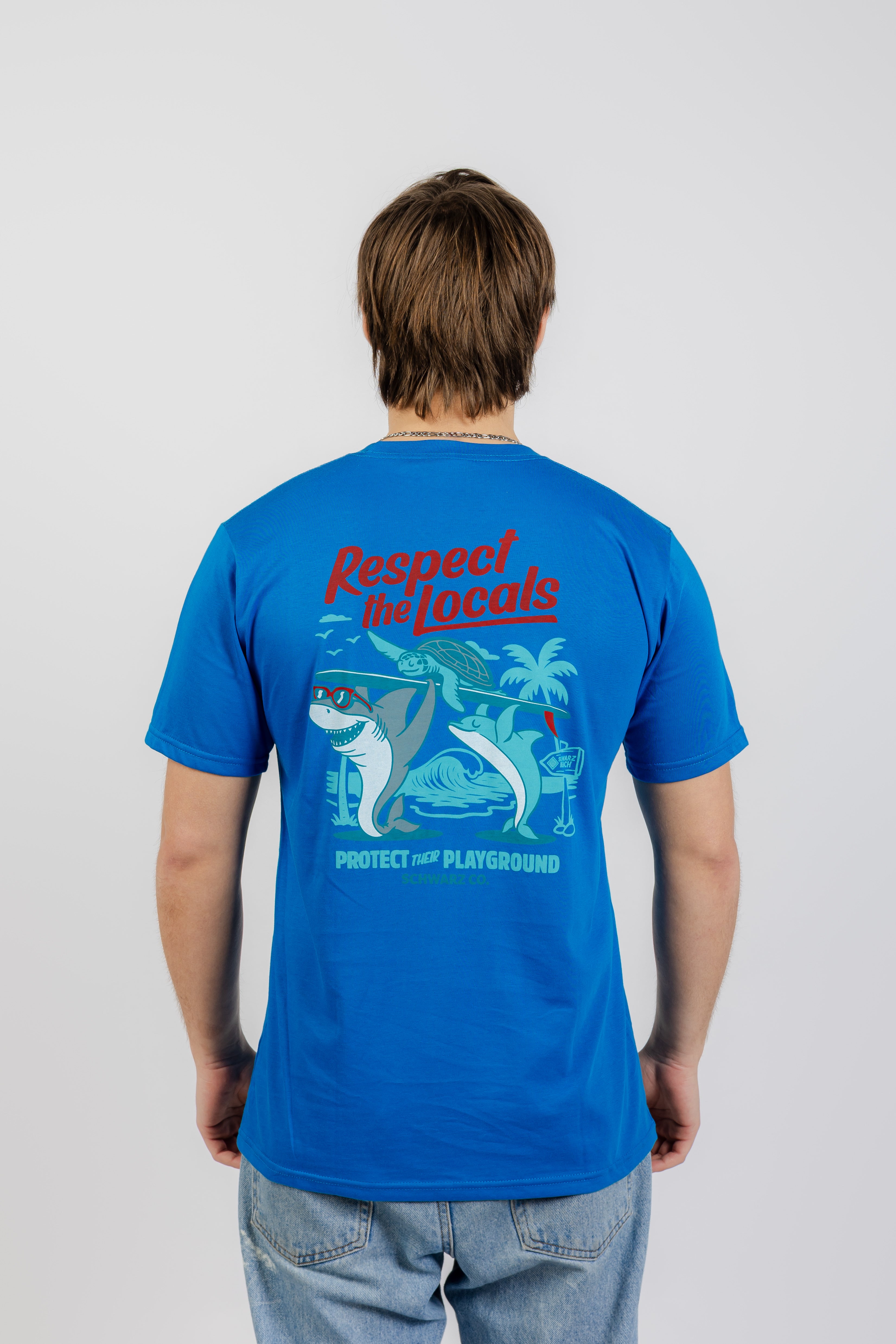 POLO RESPECT THE LOCALS - JERSEY COTTON