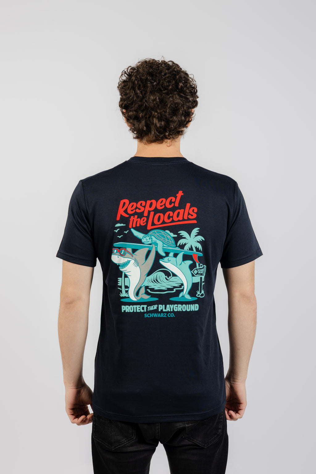 POLO RESPECT THE LOCALS - JERSEY COTTON