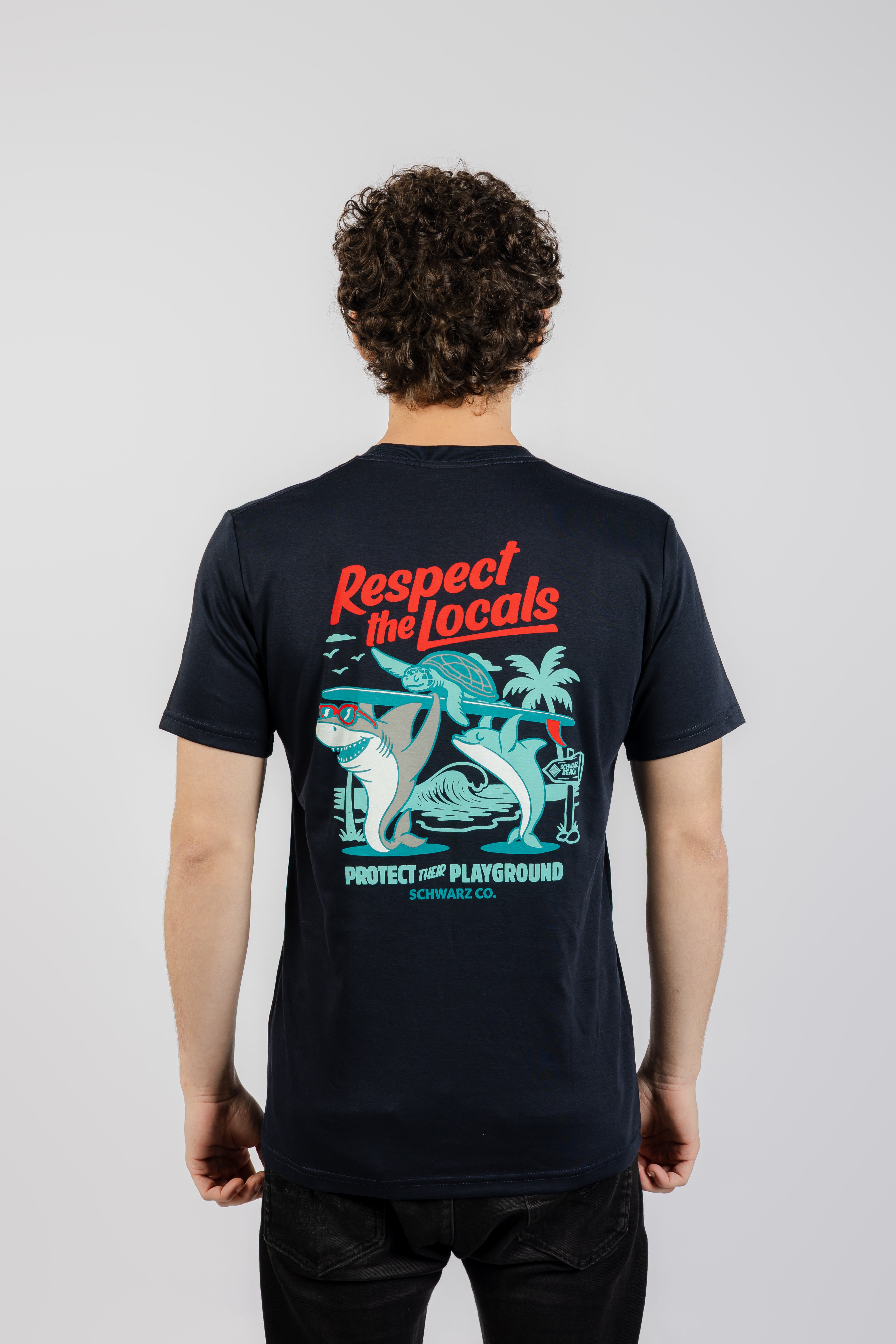 POLO RESPECT THE LOCALS - JERSEY COTTON