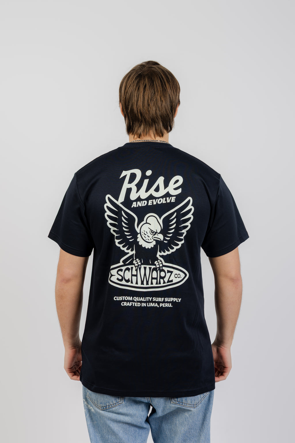 POLO RISE AND ENVOLVE - JERSEY COTTON - NEGRO