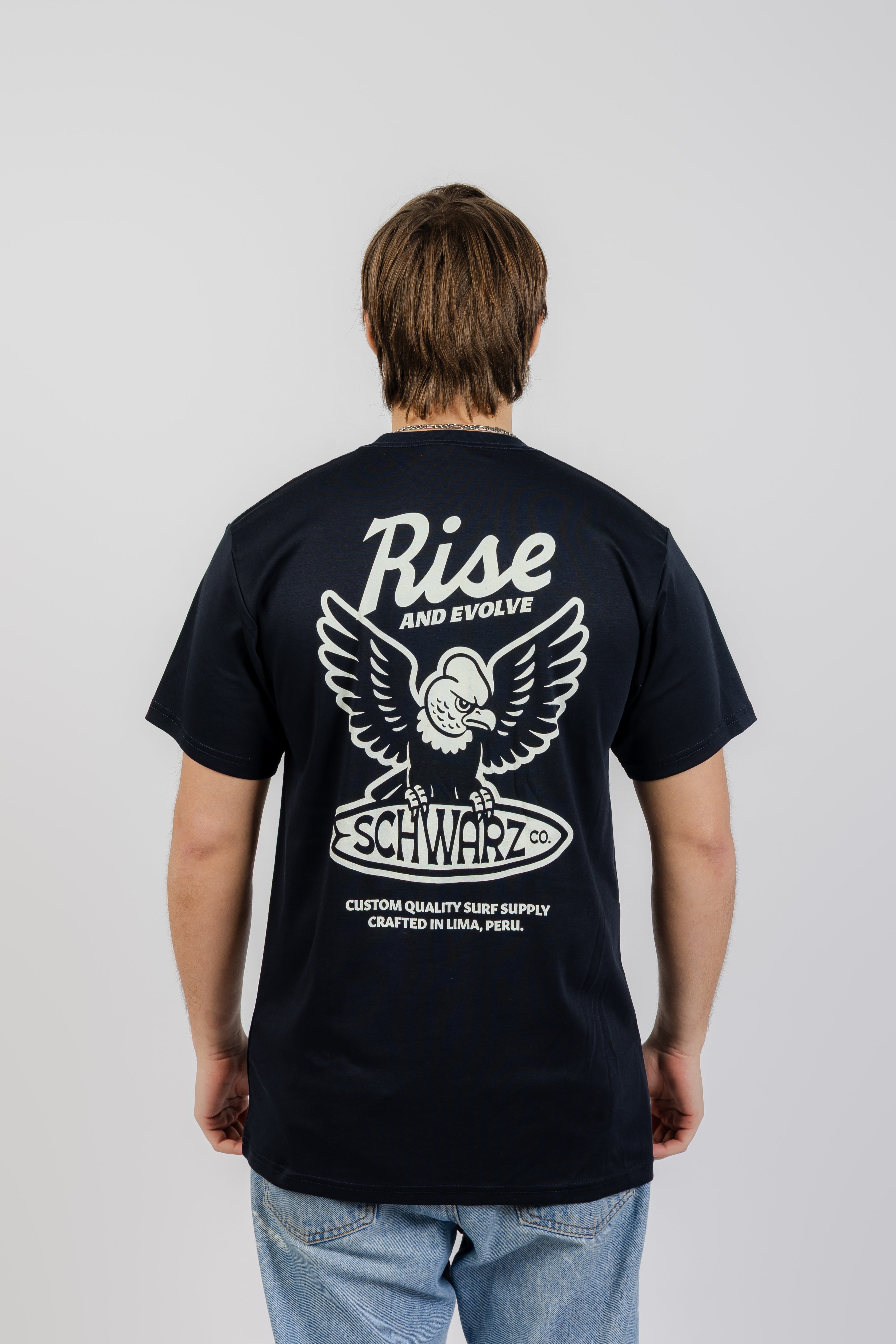 POLO RISE AND ENVOLVE - JERSEY COTTON - NEGRO