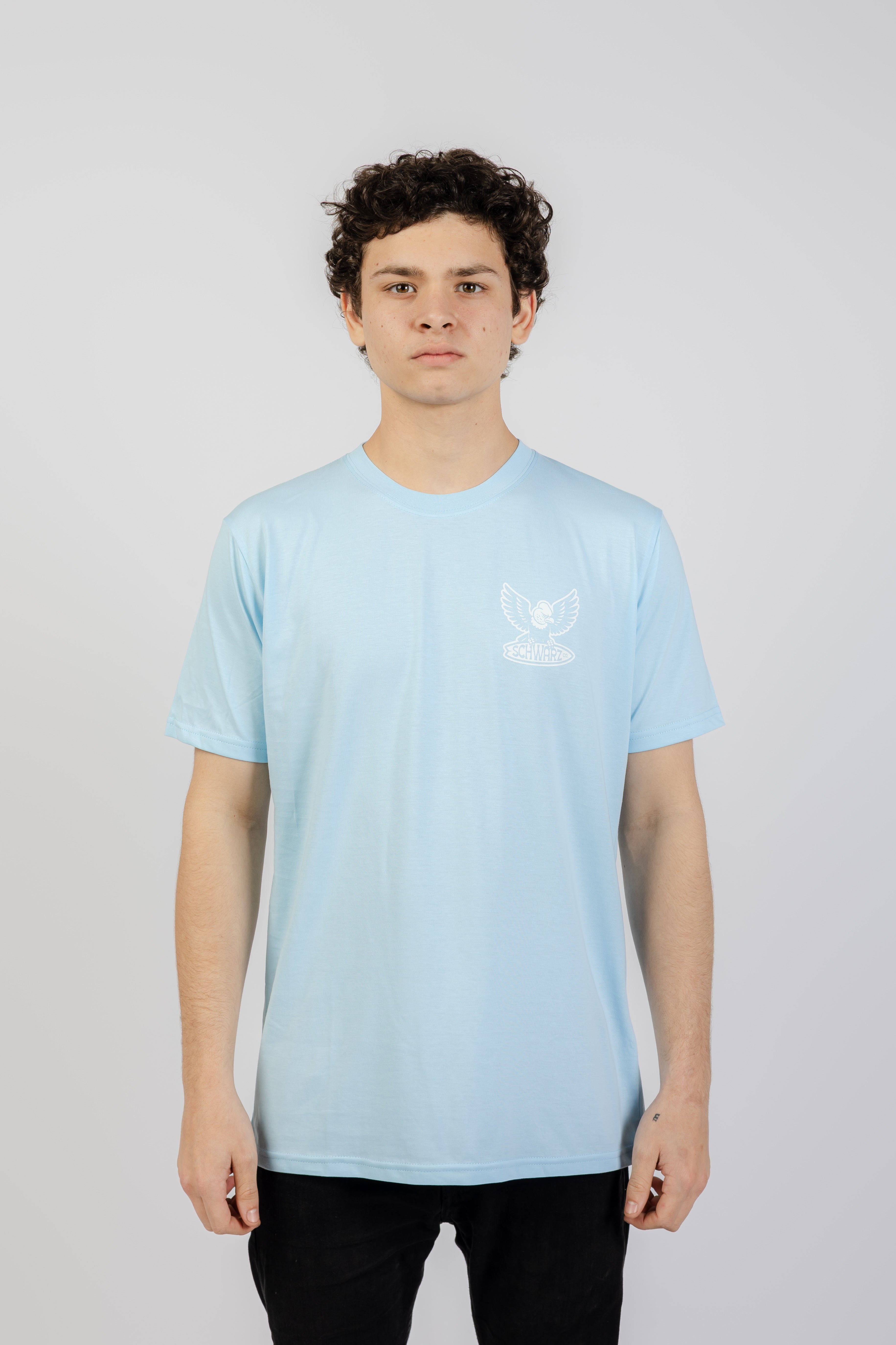 POLO RISE AND ENVOLVE - JERSEY COTTON - CELESTE