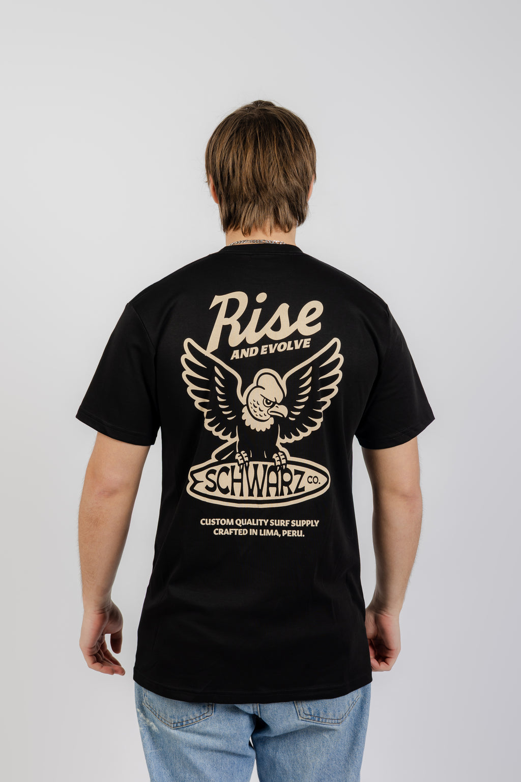 POLO RISE AND ENVOLVE - JERSEY COTTON - NEGRO