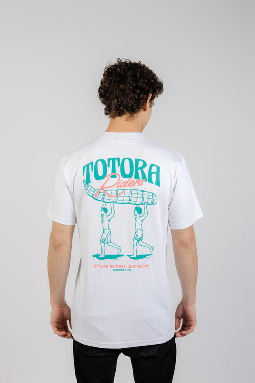 POLO - TOTORA RIDERS - JERSEY COTTON - BLANCO