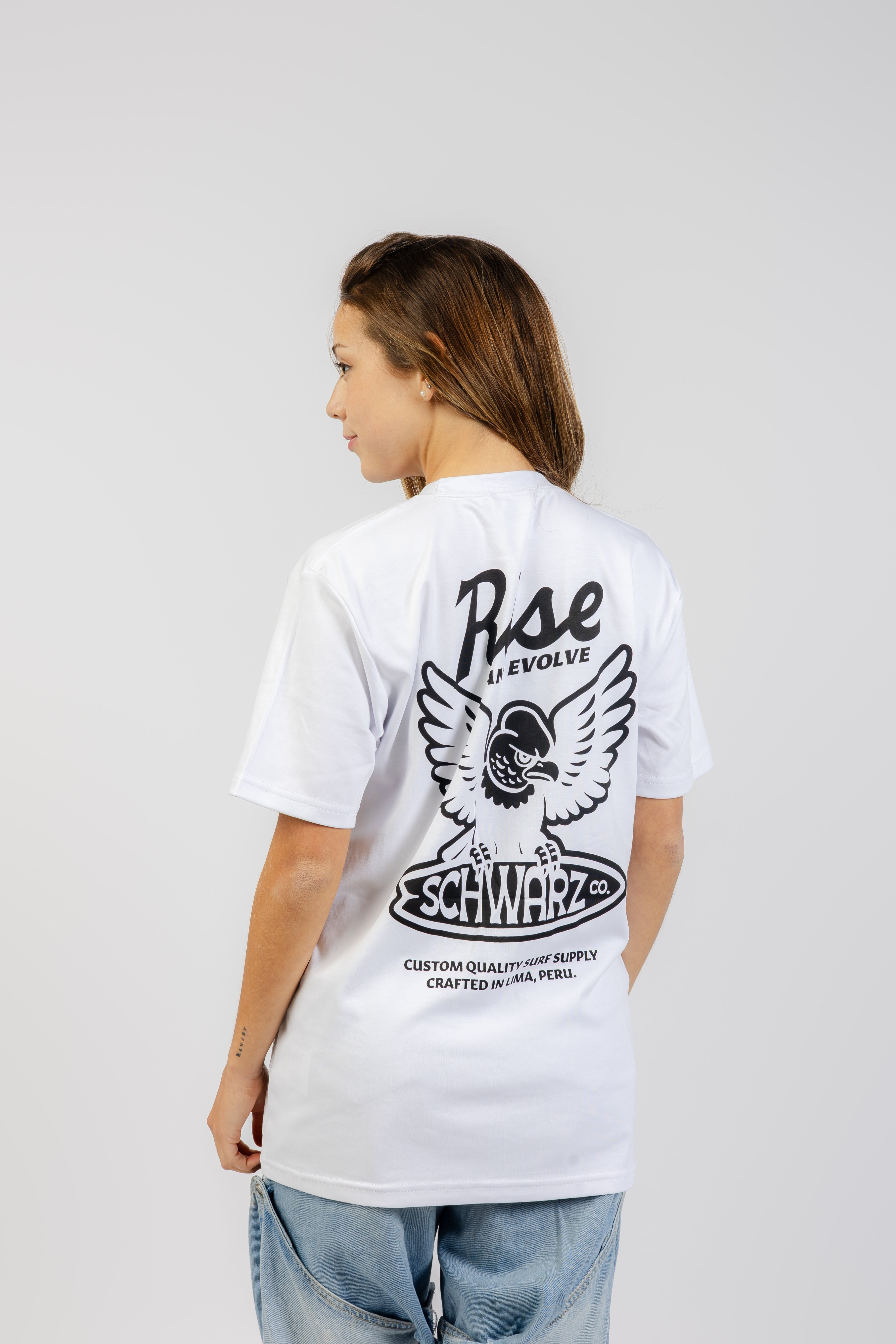 POLO MUJER -  RISE AND ENVOLVE - PRIMA COTTON - BLANCO