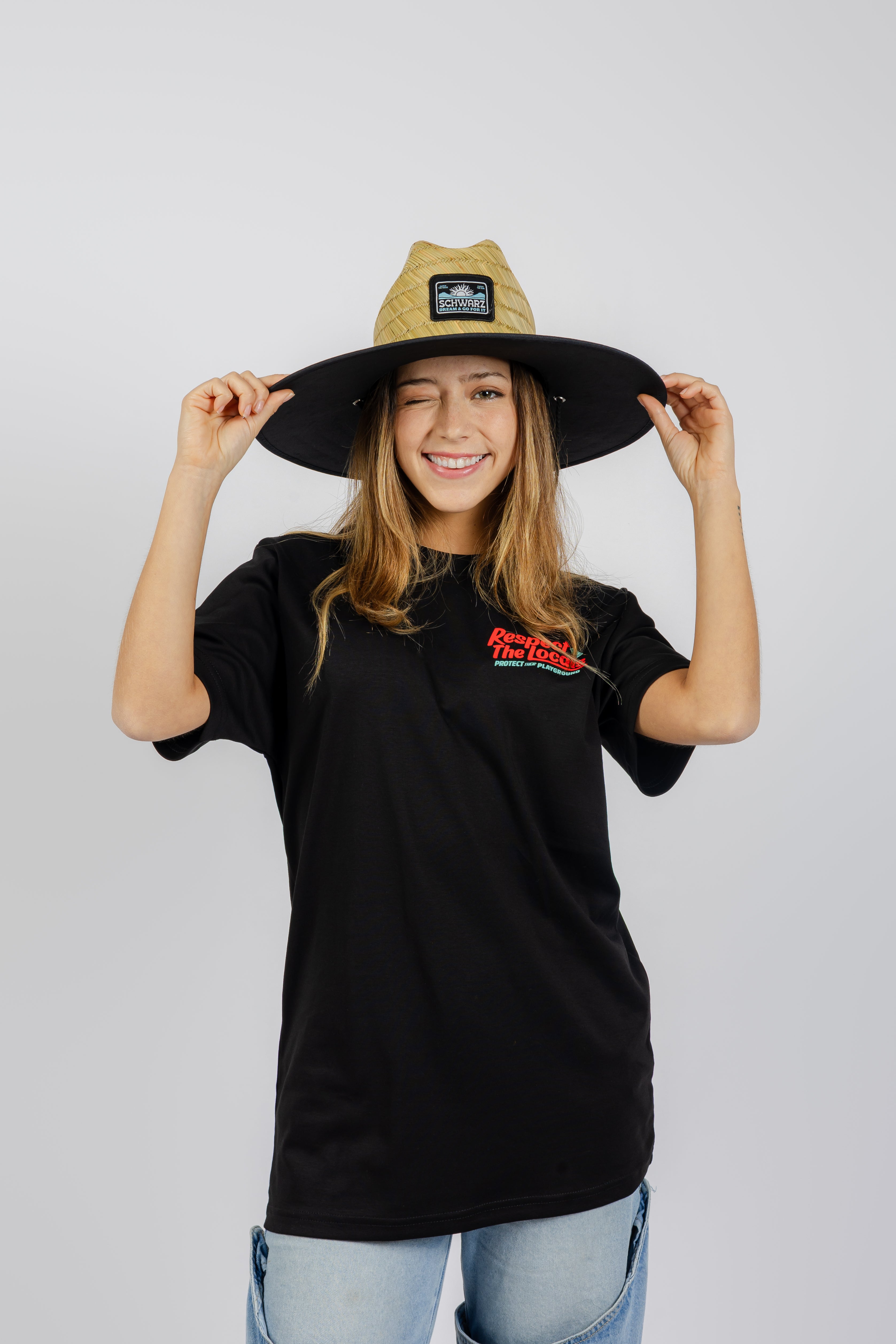 SOMBRERO DE PLAYA SCHWARZ