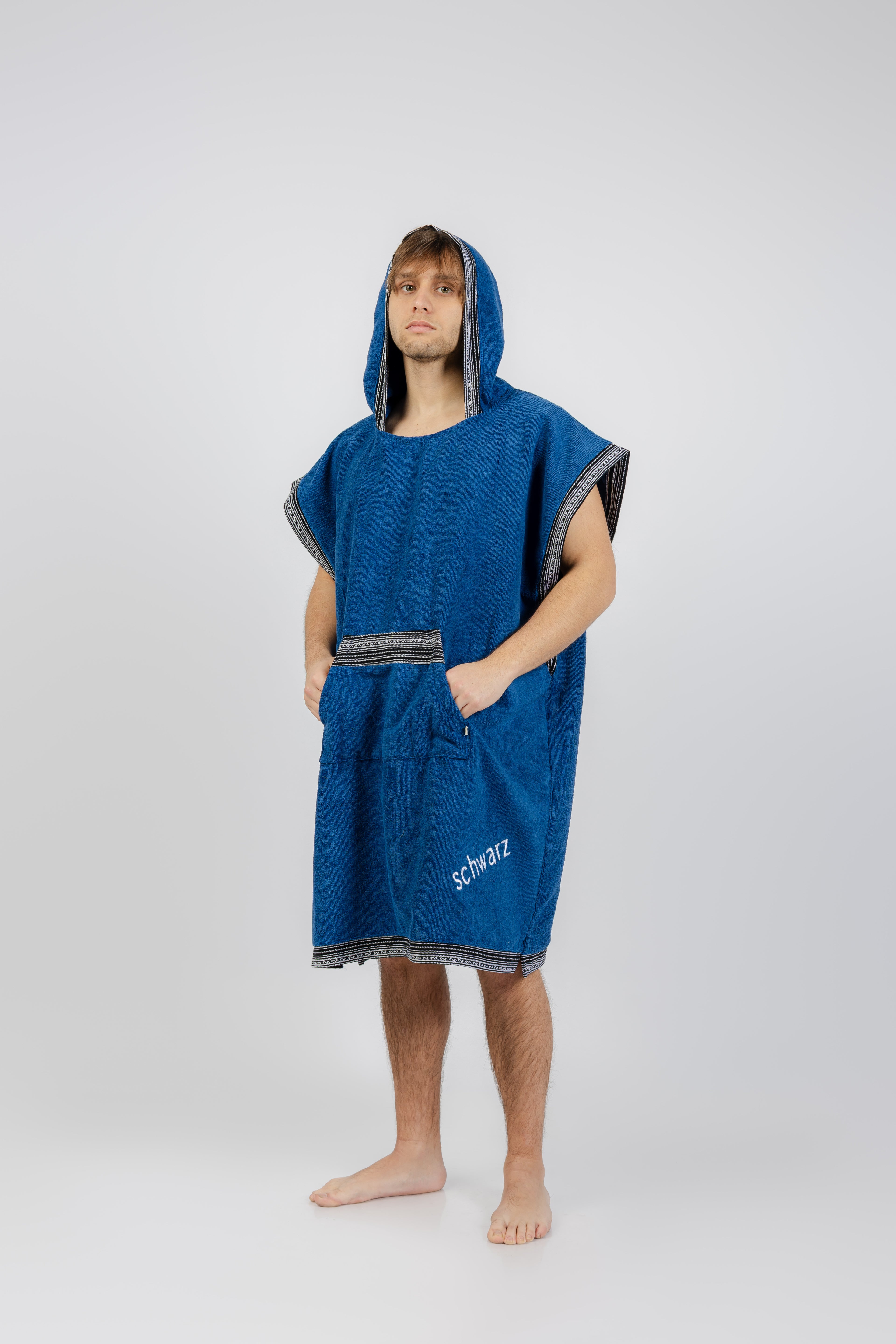 PONCHO INCAICO AZUL/AZUL