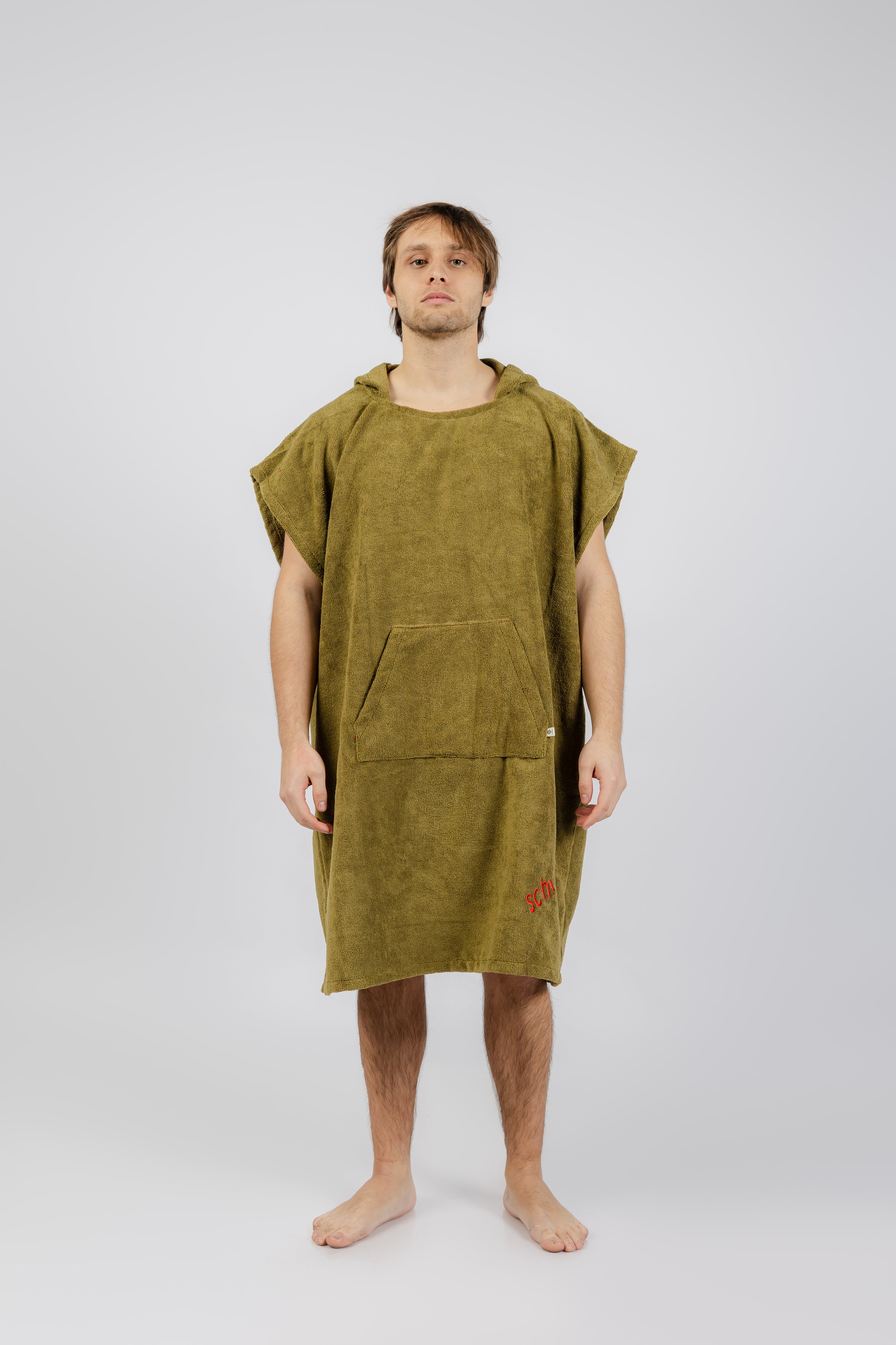 PONCHO MARRON